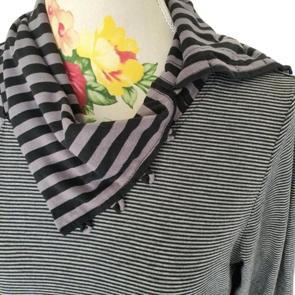 Clarity Striped Dress Sz M - Picture 4 of 16